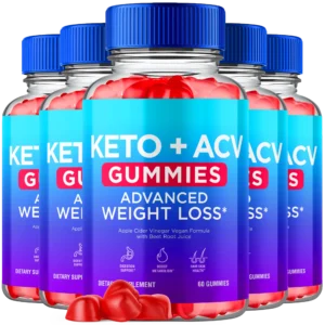 Keto ACV Gummies Advanced Weight Loss 1000MG Extra Strength 5 Pack